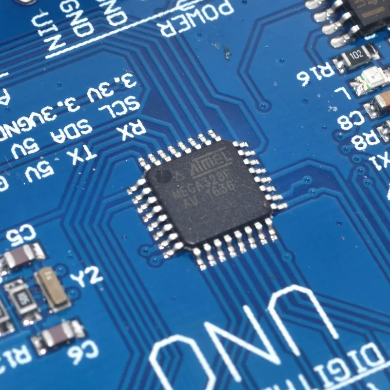 Alta calidad De UNO R3 (CH340G) MEGA328P paraUNO + кабель USB ATMEGA328P AU Placa de desarrollo|Печатные платы| |