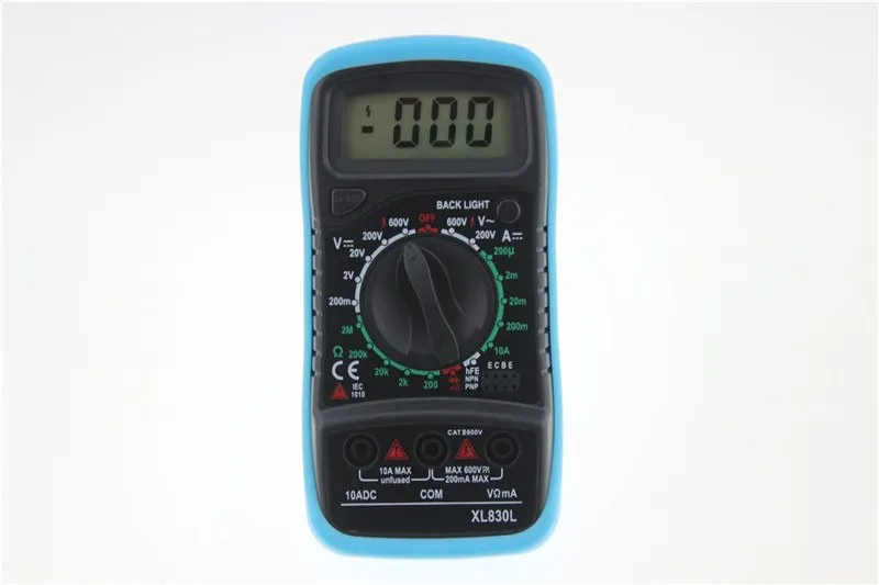 Ручной ЖК-цифровой мультиметр XL-830L DC AC диодный измеритель напряжения Freguency мульти тест er Вольт Тест er тестовый ток