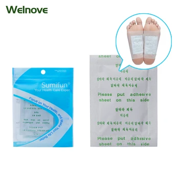 

20pcs Kinoki Charcoal Detox Adhesives Foot Pads Patches with Adhesive Foot Care Health Foot Massage, Paste Anti-fatigue D0960