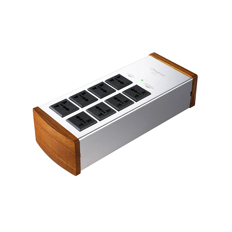 

AC110-240V High-quality Power Supply Filter Power Purifier Socket Lightning Protection Extension Socket For HiFi Audio