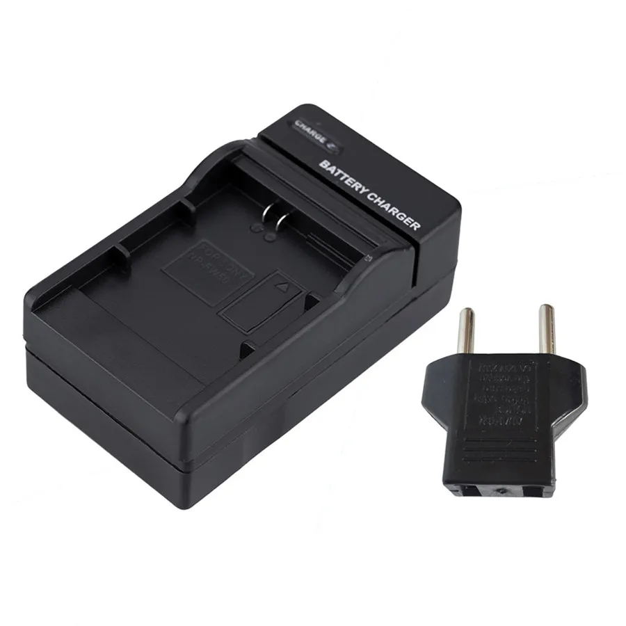 EU-Plug-AC-Parete-Adattatore-di-Caricabatteria-Per-Sony-NP-FM50-NP-FM70-NP-FM90-NP