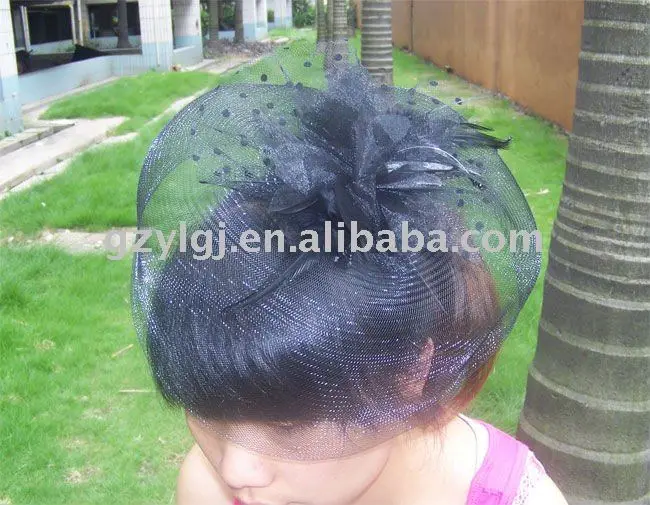 

Fashion FASCINATOR ,dances,races,weddings,Party HAT costume Black h032