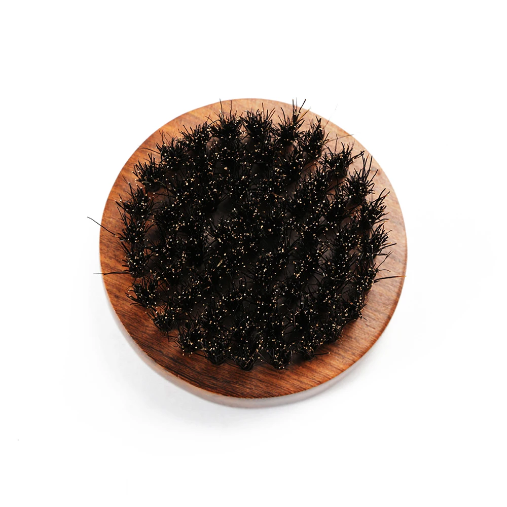 

Mini Beard Brush Boar Bristles Mustache Natural Wood Comb Handmade Grooming Kit Men Beards Mustache Care Dropship