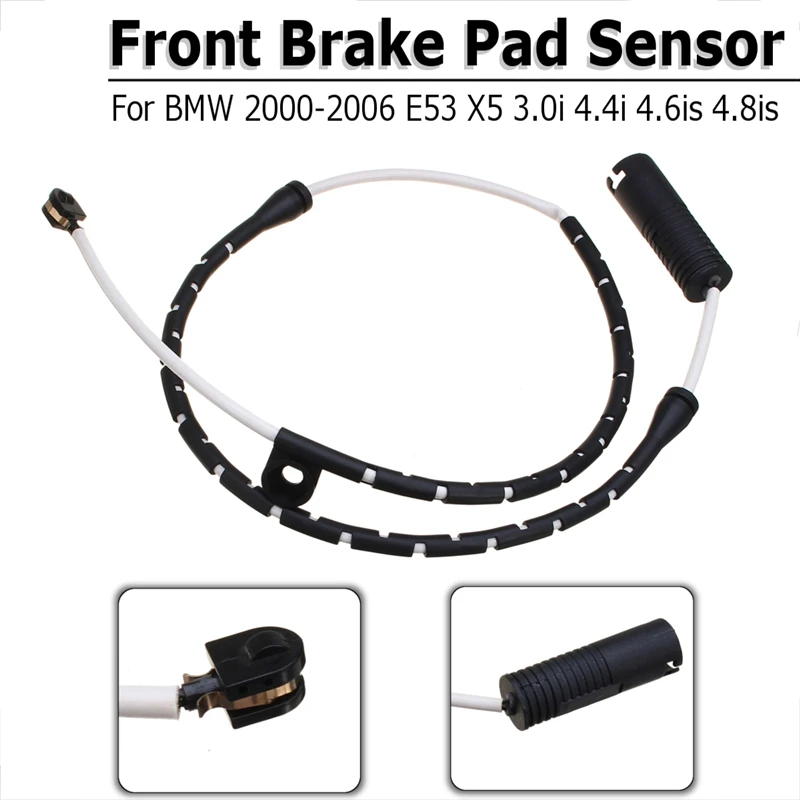 

Front Brake Induction Line Sensor For 2000-2006 E53 X5 3.0i 4.4i 4.6is 4.8is 34351165579 Brake Systems Brake Wear Sensor Alarm