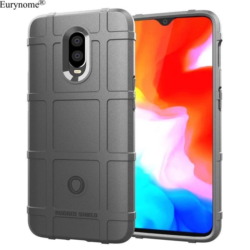 

Armor Case for Oneplus 6t 6 Cover Shockproof Silicone Bumper Rugged Shield Shell Case for Oneplus 6t Case for One plus 6t 6