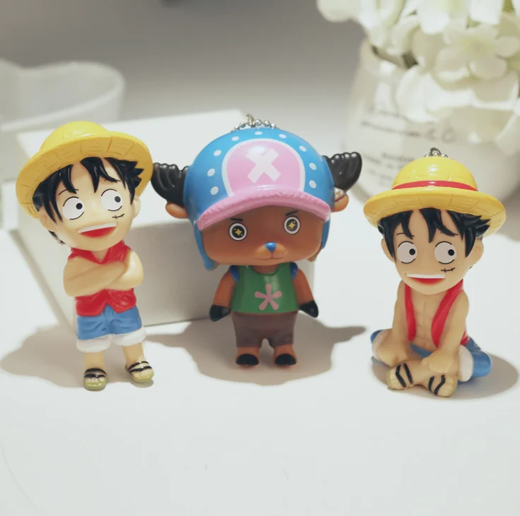 MDNEN Pendant Jewelry Anime ONE PIECE Keychain Car Charm Key pendant