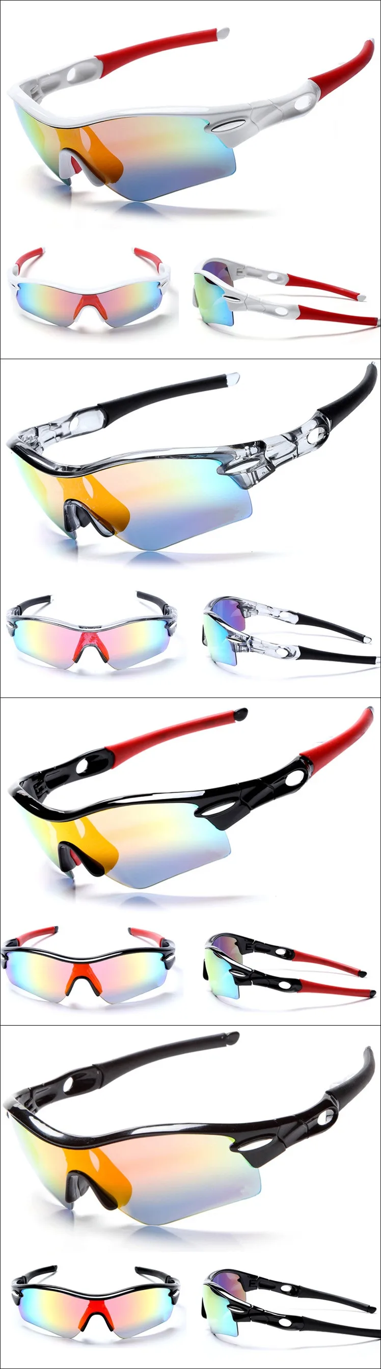 Фотохромный велосипед очки поляризационные бесцветные очки солнцезащитные очки для велосипеда MTB 5 объектив очки авто Замена
