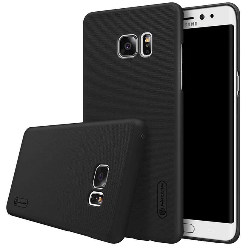 Для samsung Galaxy Note FE(Fan Edition) чехол Nillkin Супер Матовый Щит Жесткий PC задняя крышка чехол для телефона для samsung Note FE - Цвет: Black