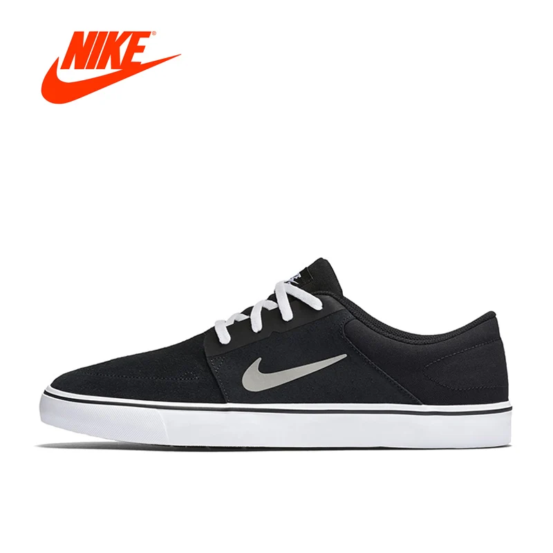 Original New Arrival Official NIKE SB PORTMORE Men's Breathable Skateboarding Shoes Sports Sneakers Classique Outdoor