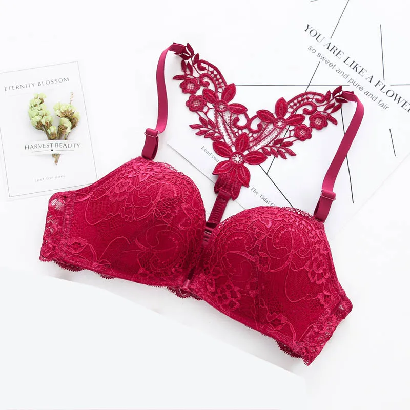 Wholesale front buckle and back lace up sexy lace adjustment type