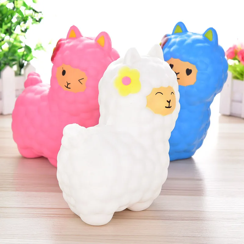 Squishy Antistress Alpaca Slow Stress Relief Toys Rising Squishe Toys jumbo Fun Gadget Gags Squisy Girls Practical Jokes