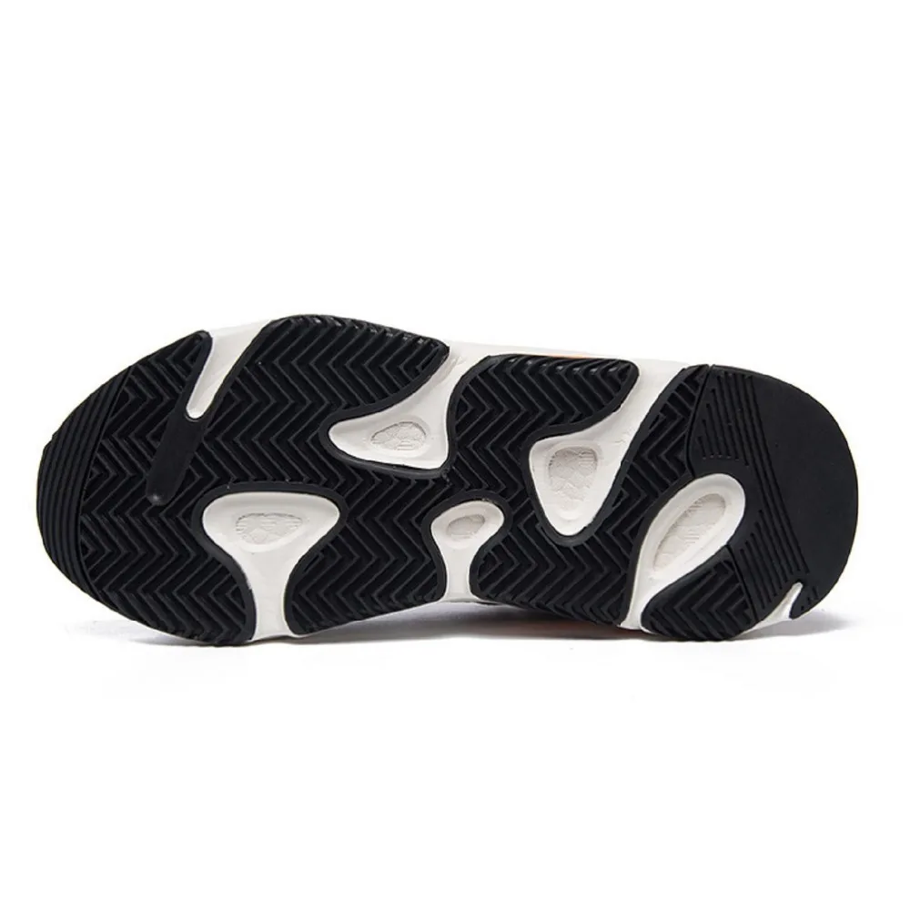 De brown Respirant Noir En Papa blanc Mode Cuir Décontracté Hommes gray Sur forme La Chaussures Tennis À Yeezy Plate Avec Vulcanisé 2019 Baskets BCWroexd