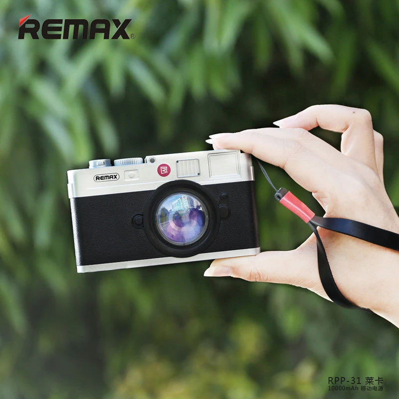 Remax портативная губная помада мини 10000 мАч Внешний аккумулятор Powerbank 2400 пленка