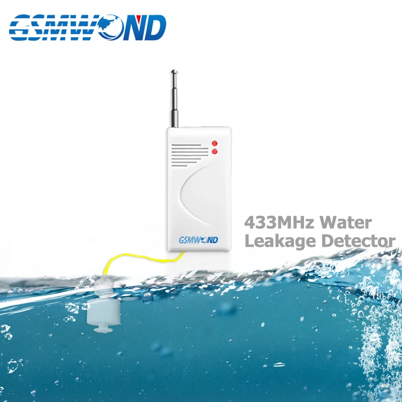 433 МГц беспроводной детектор утечки воды уровня воды сигнализации все для вашего дома безопасности защиты свойства для дома охранной GSM