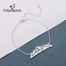 Todorova, розовое золото, горный Шарм, браслеты из нержавеющей стали, женские браслеты, для путешествий, Wanderlust, Globetrotter, походные ювелирные изделия