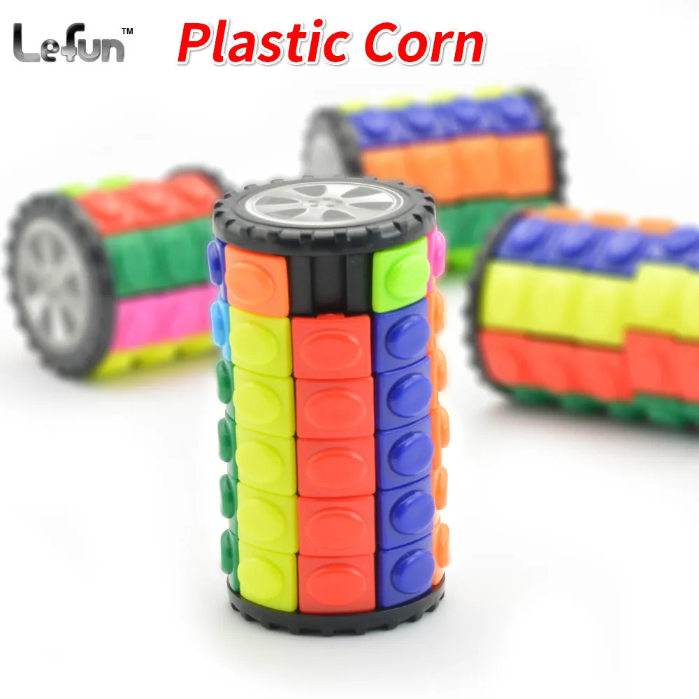 

Lefun 3x3 4x4 5x5 6x6 Plastic Corn Useful Decompression Magic Cube Hand Spin Anti-stress DIY Cylinder Puzzles Kids Not MagicCueb