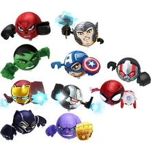 Marvel аниме периферийные игрушки для детей супергерой волчок Мстители креативный боевой гироскоп танос Человек-Паук Игрушка Железный человек