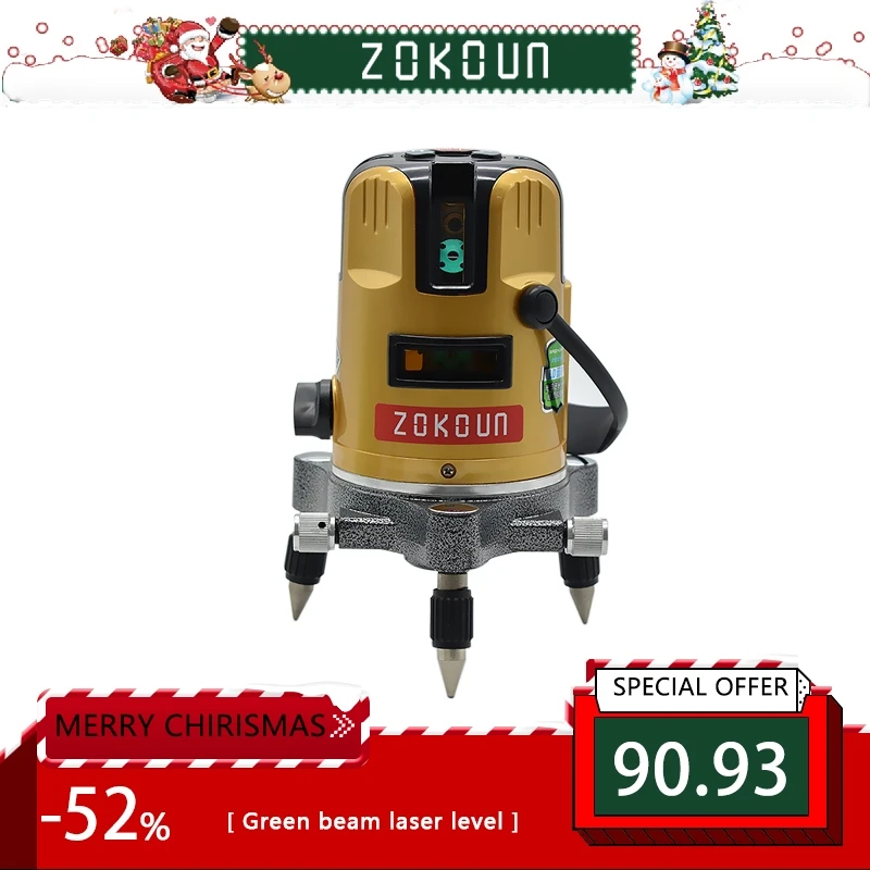 

EU plug German brand LD laser module 360 rotary tilt slash functional beautiful outdoor laser level could work with receiver