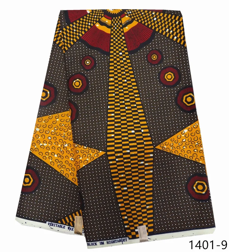 Африканская восковая ткань Java воск 100% полиэстер Анкара для платья