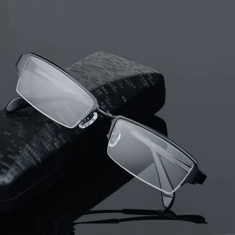

-140 Business men titanium eyeglasses frame half rim prescription optical goggle male reading glasses frame eyewear frames brand