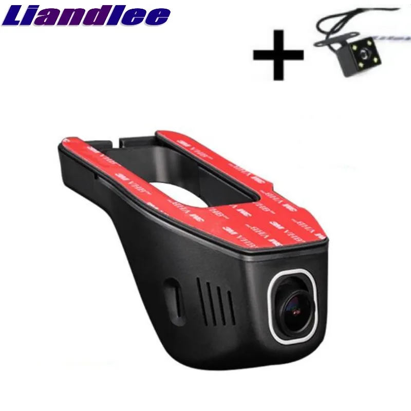 Liandlee для Toyota Ractis NCP100 NCP120 2005~ автомобильный дорожный рекордер WiFi DVR камера для вождения видео рекордер - Название цвета: Black Front And Back