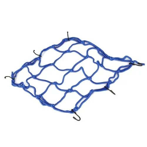 Мотоциклетная багажная сетка защитная сетка Натяжная силовая Трансмиссия сетка синяя новая
