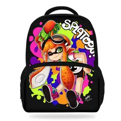 Новые мультфильм Splatoon 2 Дизайн ранцы Рюкзак Набор для детей Повседневное ежедневно популярная игра сумка для детей Для мальчиков и девочек