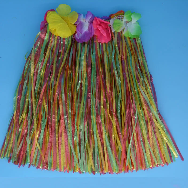 30 см детская тропическая Гавайская Юбка луу Хула Трава юбки для танцев Цветочные товары для дня рождения Рождество Хэллоуин navidad