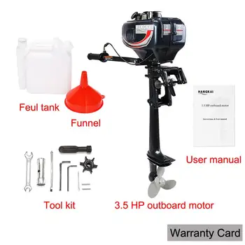 

Updated 2HP Outboard Motor 2 Stroke Boat Engine Water Cooled Durability And Reliability Economical Prop Exhaust Outlet
