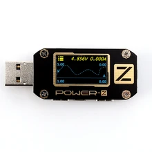 KM001 POWER-Z портативный PD тестер USB: QC3.0 PD цифровой вольтметр цифровой Напряжение Ток тип-c метр банк питания детектор