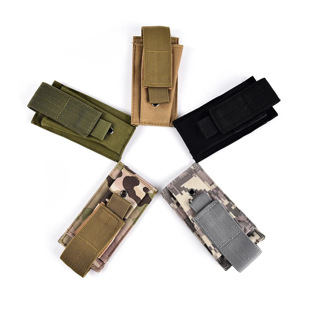 Buy Knife Flashlight Sheath Bag Tactical Pouches Molle