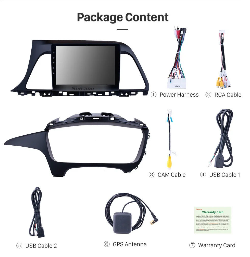 Cheap Seicane Android 8.1 9" HD Touchscreen Car Stereo Radio GPS Head Unit For 2015 2016 2017 Hyundai Sonata Multimedia Player 19 Cheap Seicane Android 8.1 9" HD Touchscreen Car Stereo Radio GPS Head Unit For 2015 2016 2017 Hyundai Sonata Multimedia Player 19