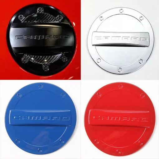 

Newest Exterior Fuel Tank Cover Gas Lid Cap Accessories ABS For Chevrolet Camaro 2016 Up Free Shipping