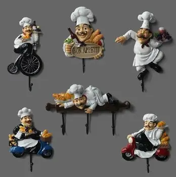 

Creative European character model, chef hook, home decoration crafts