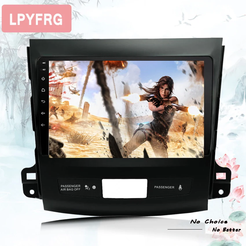 Автомагнитола IPS 9 &quot android 10 0 автомобильный dvd GPS плеер Navi Стерео для Mitsubishi Outlander 2006