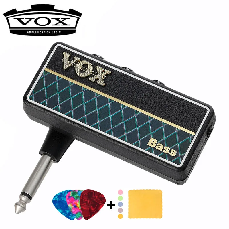 Усилитель для наушников Vox Amplug 2 Guitar/Bass, все модели-AC30, Classic Rock, Metal, Bass, Clean, Blues, Lead - Цвет: BASS