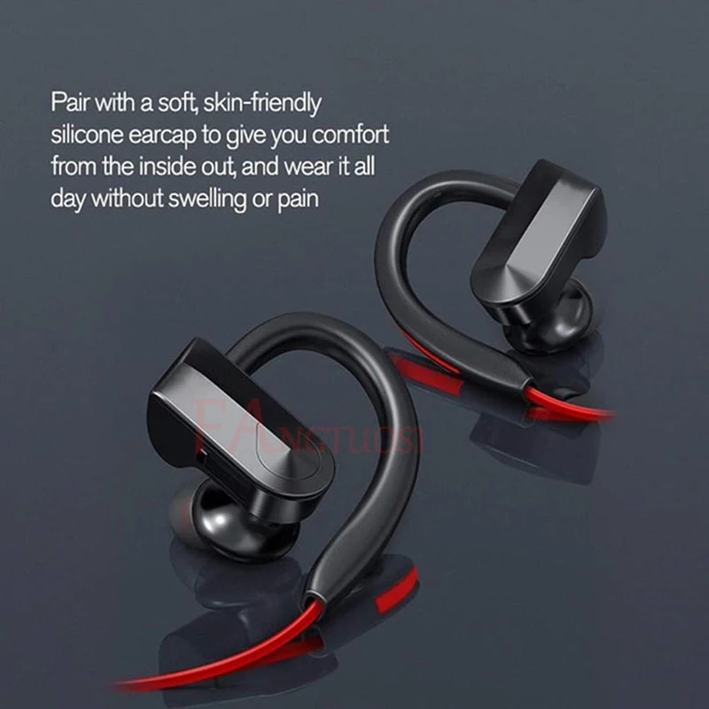 FANGTUOSI K98 Wireless Bluetooth Earphone Stereo Sport Running Headset with mic Handsfree Ear hook Earphones For Samsung Xiaomi