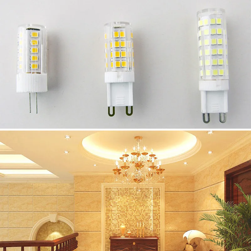 

G4 G9 LED Lamp No Flicker 220V 2835SMD 3W/5W/7W LED Light Bulb 690LM super bright Chandelier LED Light replace 70W Halogen Lamp