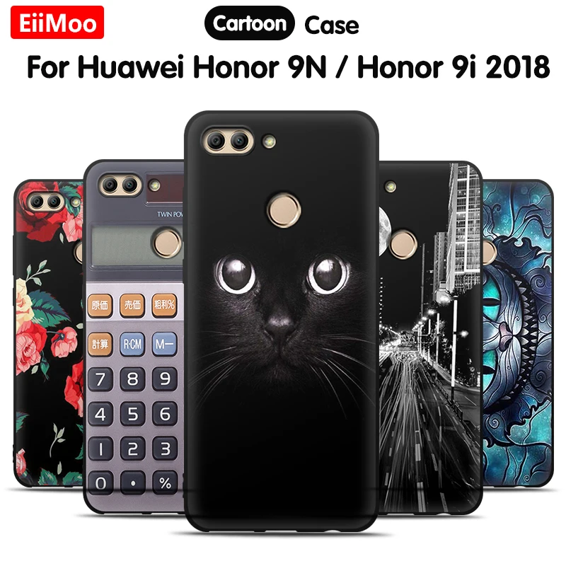 Чехол EiiMoo для телефона Huawei Honor 9n силиконовый чехол с милым мультяшным рисунком