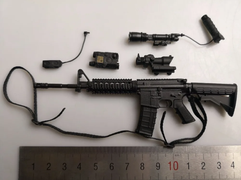 1/6 scale weapon model accessories Main weapon M4 model MS009 for 12 ...