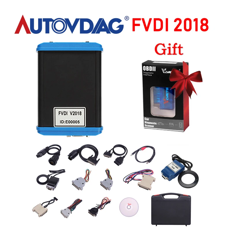 

VDIAGTOOL FVDI 2018 ABRITES Scanner Key Programmer Cover FVDI 2014 2015 And Most Functions Of VVDI2 For Most Car Diagnostic Tool