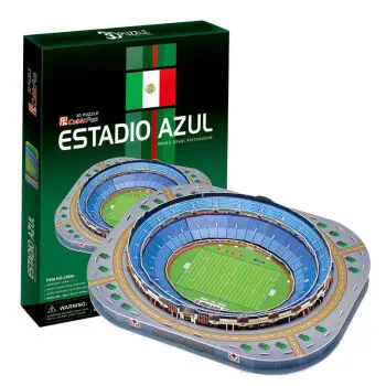 

Consruction Model 3D Model Medium Size Paper Puzzle Mexico Stadiums Estadio Azul Model C059H 92pcs Handmade Puzzle