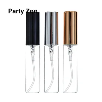 

400 x 5ml New Plated Clear Glass Perfume Bottle Fine Mist Atomizer Portable Press Pump Sample Jar Wholesale