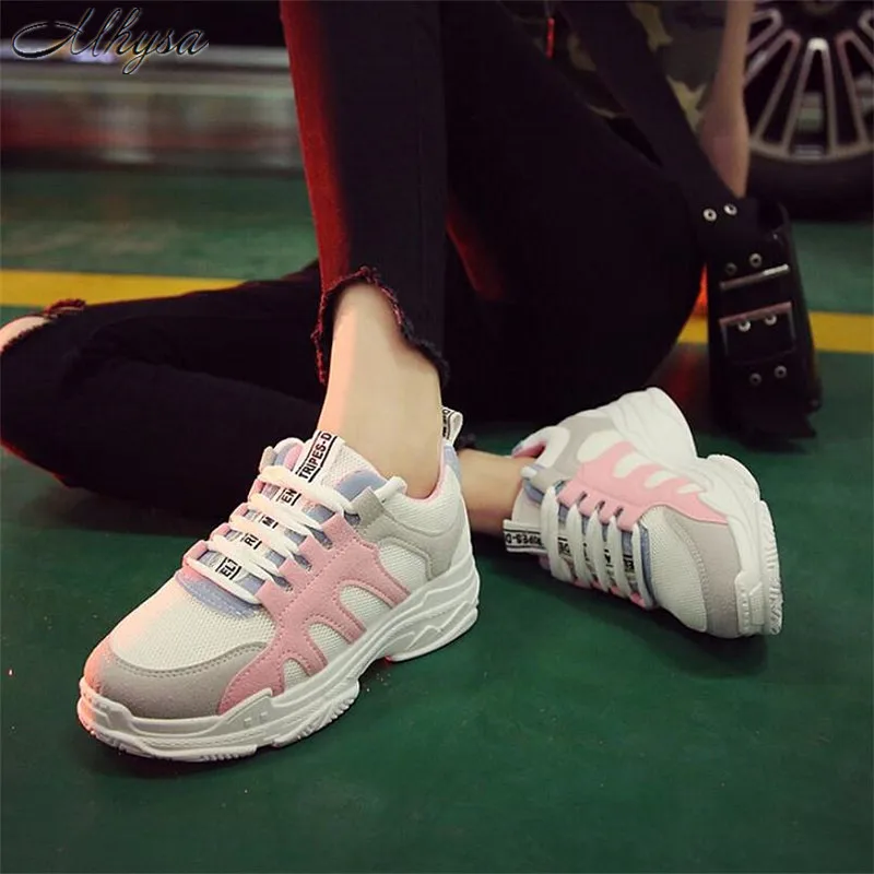 

Mhysa 2019 Spring Women Shoes New Chunky Sneakers For Women Vulcanize Shoes Casual Fashion Dad Shoes Platform Sneakers T717