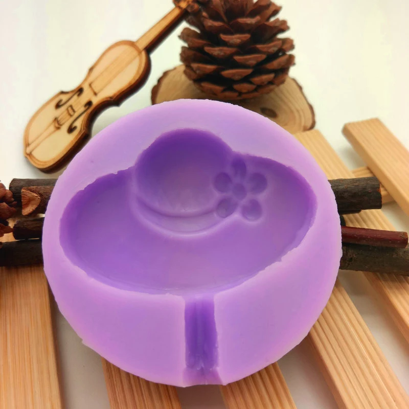 DIY помадка силиконовая форма 3D Силиконовая Форма Мыло шляпа цветок приготовления