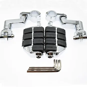 

For Honda GoldWing GL1800 2001 2002 2003 2004 2005 2006-2011 GL1800 GL 1800 Motorcycle 1" Dually Highway Clamps Large Foot Pegs
