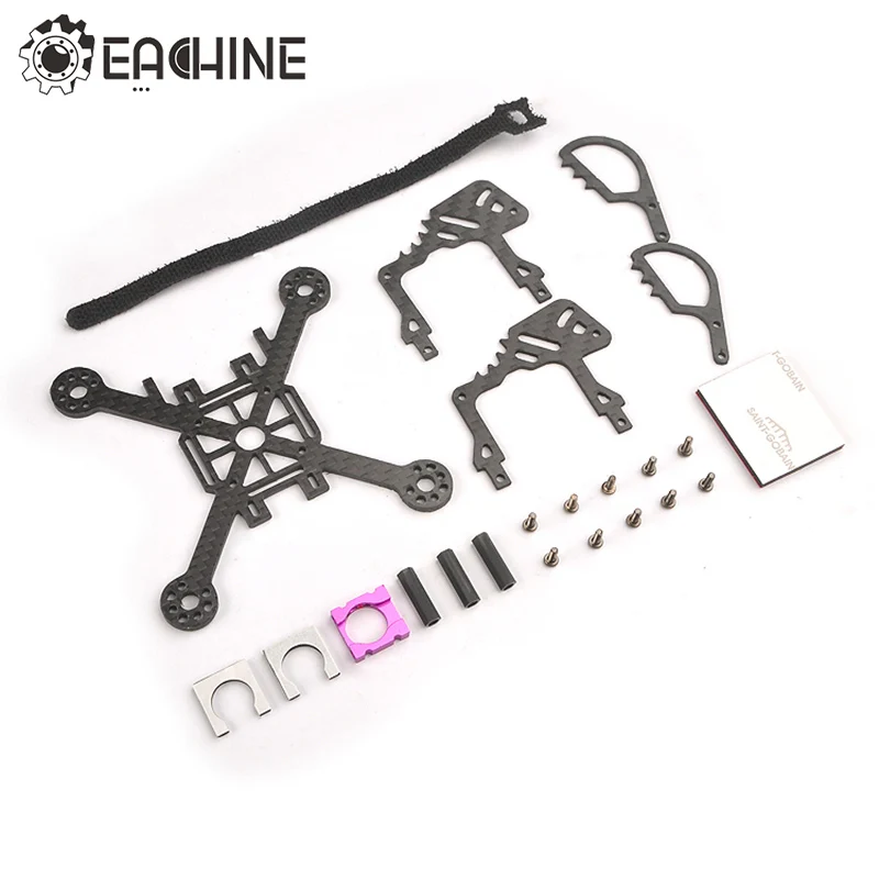 Eachine Lizard95 запасные части 95 мм Колесная база 2,5mm Thichness установочный переходник в виде объемлющей рамки из углеродистого волокна для дистанционно управляемого мультикоптера заменить аксессуары моторы