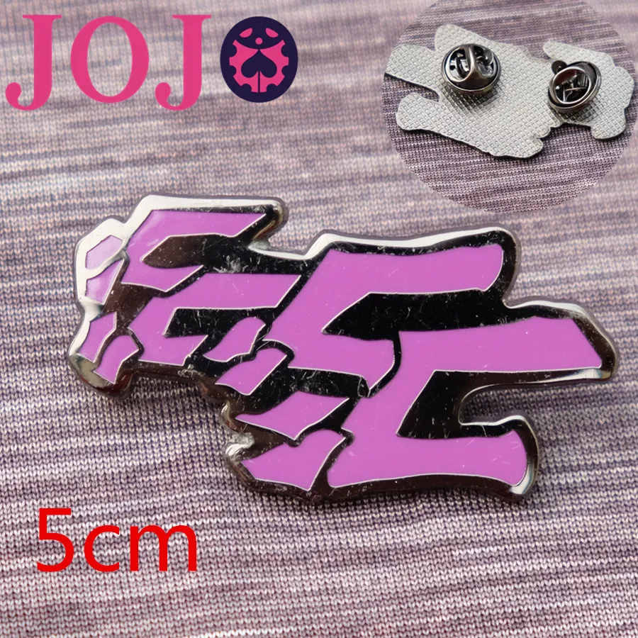 

JoJo Bizzare Adventure Golden Wind Logo Metal Badge Brooch Pin Chest Ornament Cospaly Collection Gift Cool 5CM