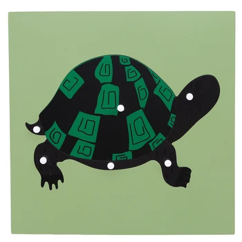 

Baby Wooden Animal Plant Panels Puzzle Children Teaching Children Early Education Puzzle Toys kids gift