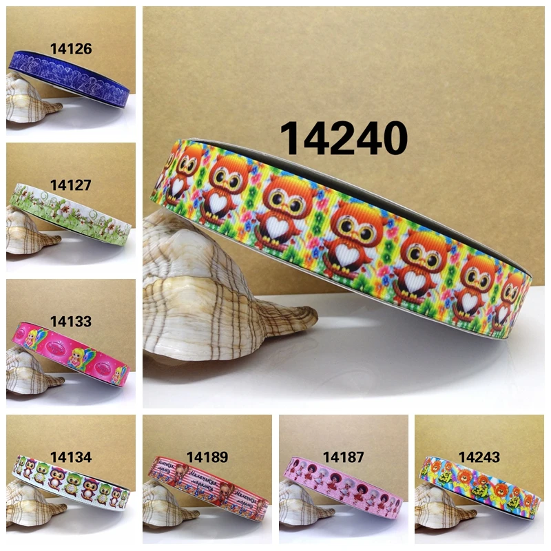 

Free shipping 2016 new arrival ribbons Hair Accessories ribbon 10 yards printed grosgrain ribbons 14240